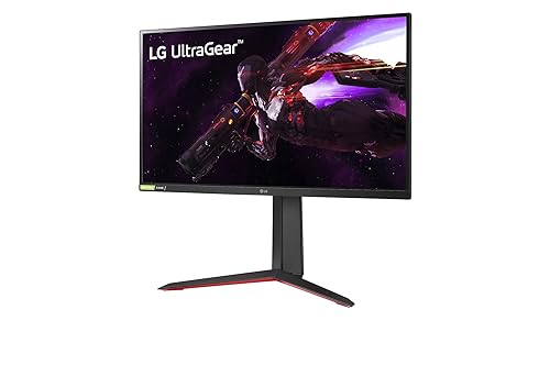 LG 27GP850-B Ultragear Gaming Monitor 27” QHD (2560 x 1440) Nano IPS Display, 1ms Response Tim, 165Hz Refresh Rate, NVIDIA G-SYNC Compatible, AMD FreeSync Premium, Tilt/Height/Pivot Adjustable Stand