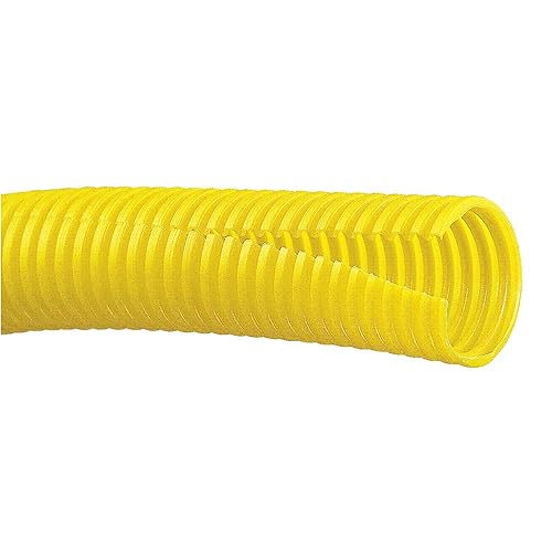 Panduit CLT50F-C4 Corrugated Loom Tubing with Slit, Yellow (100-Foot) Yellow .50-Inch by 100-Foot