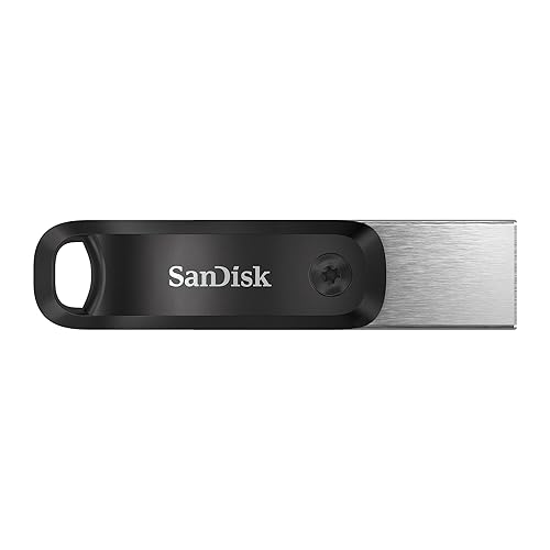 SanDisk iXpand Flash Drive Go for Your iPhone - 256 GB - USB 3.0 Type A, Lightning - 1 Year Warranty