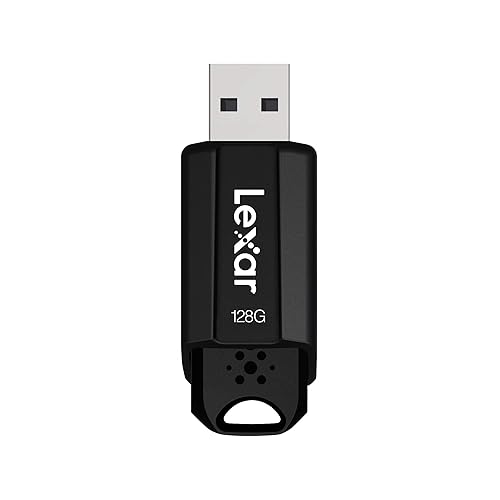 Lexar 128GB JumpDrive S80 USB 3.2 Gen 1 Flash Drive for Storage Expansion and Backup, Up to 150MB/s Read, Black (LJDS080128G-BNBNU) Black 128GB