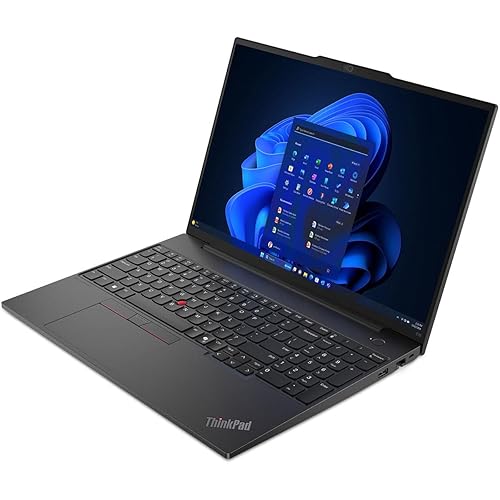 Lenovo ThinkPad E16 Gen 2 21M5000KUS 16 Touchscreen Notebook - WUXGA - AMD Ryzen 7 7735U - 16 GB - 512 GB SSD - English Keyboard - Black