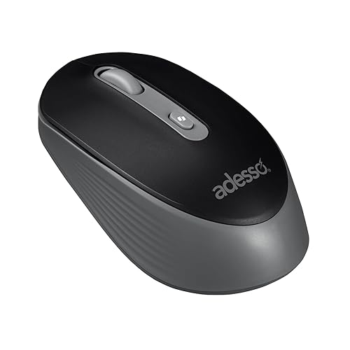 Adesso iMouse A30 Wireless Mouse with AI Copilot Button 2.4GHz USB Dongle 1200 DPI Left and Right Hand Design (Black)