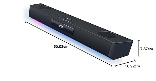 Sound Blaster Katana SE Multi-Channel Gaming Soundbar, 180W Peak Power, Bi-Amplified 4-Driver Design, Super X-Fi Technology, and RGB Lighting