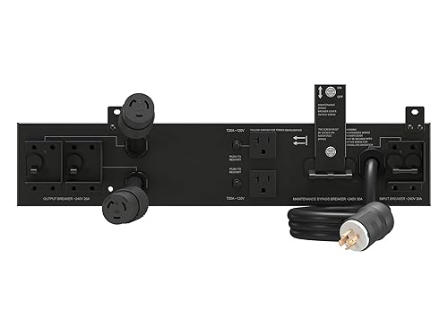 Vertiv GXT5 Output Pod 1, PD5-002, 5-10kVA UPS, Black, Rack-Mountable