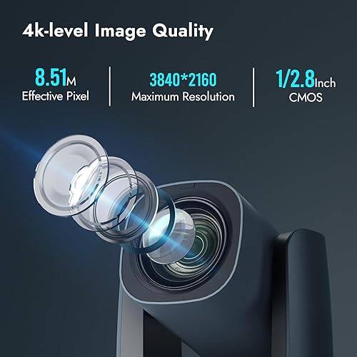 ROCWARE RC841U 4K Video Conferencing PTZ Camera(PTZ Camera Pro)