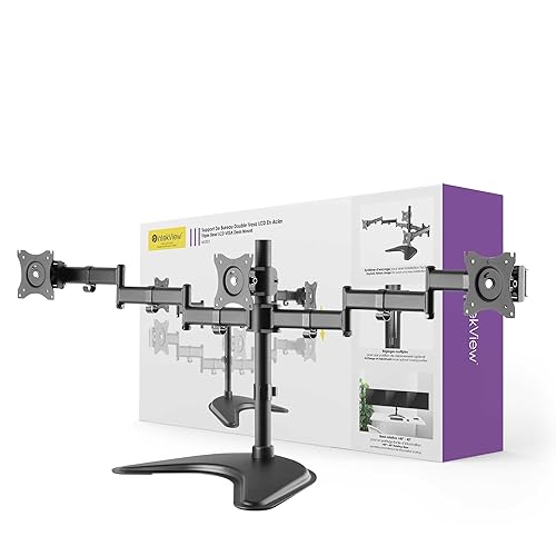 IntekView Freestanding Triple Monitor Stand