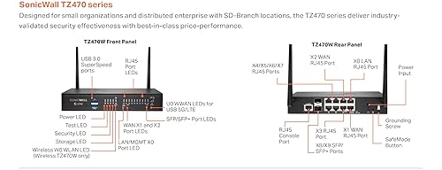 SonicWall TZ470 TradeUp (03-SSC-3012) | 3YR Essential Protection Security Suite and 1 YR Cloud Secure Edge - Secure Internet Access (Basic-10 Users) and Secure Private Access (Advanced-3 Users) 3 Year 3YR Essential Protection & 1YR Cloud Secure Edge