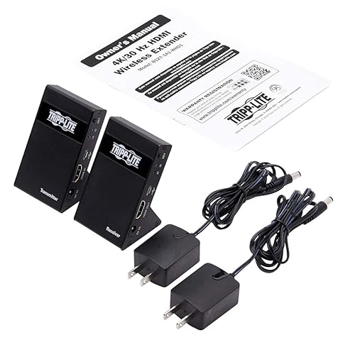 Tripp Lite Wireless HDMI Extender 4K @ 30Hz Zero Latency 7.1 Audio HDCP 2.(B127-1A1-WHD1)