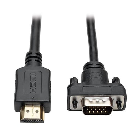 Tripp Lite 9V7783 Hdmi To Vga Active Adapter Cable Low Profile Hd15 Mm 1080