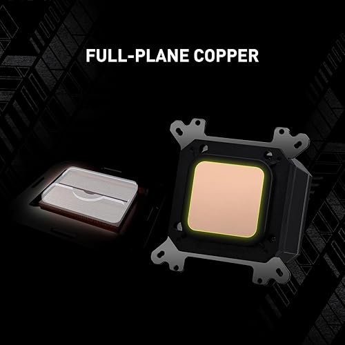 MSI MAG CORELIQUID A15 360 - AIO ARGB CPU Liquid Cooler - 360mm Radiator - LGA 1851 Ready - Triple 120mm ARGB PWM Fans, Black