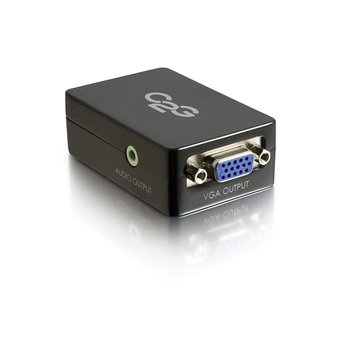 C2G 40714 Pro HDMI to VGA and Audio Adapter Converter HDMI VGA Converter