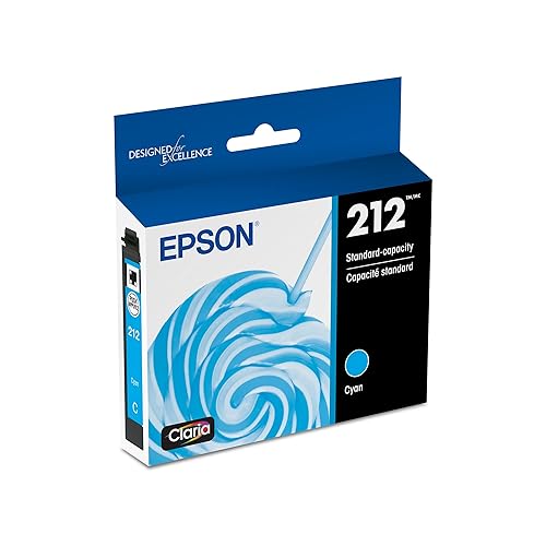 T212 Standard Capacity Cyan Ink Cartridge 1 Size Cyan Standard Ink Cartridge