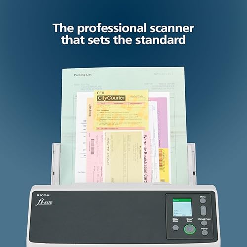 RICOH fi-8170 Premium Bundle Professional High Speed Document Scanner with 4 Years of Service