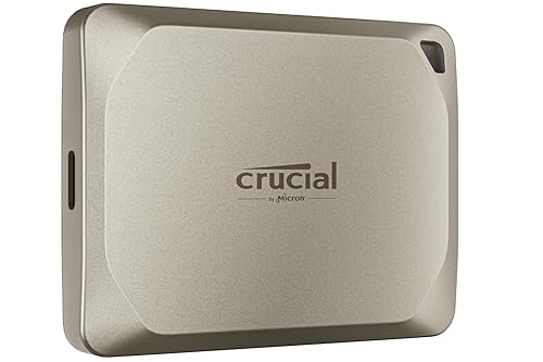 Crucial X9 Pro 1TB USB 3.2 Gen 2 Type-C Portable External SSD for Apple Mac