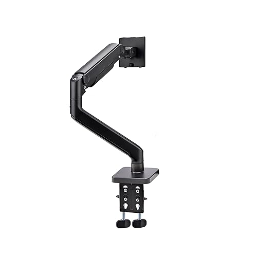 StarTech.com Monitor Desk Mount for up to 49in 32:9 Ultrawide Curved Screen, Mechanical Spring Arm, C-Clamp/Grommet, Max 44lb
