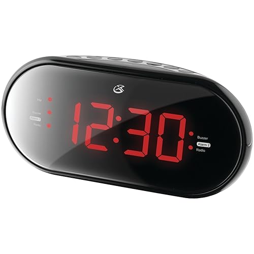 GPX C253B Dual Alarm Clock Radio