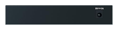 D-Link 8 Port Gigabit Ethernet Unmanaged Metal Desktop Switch, Plug and play, QoS, Cable Diagnostics, Fanless Quiet Operation, Rugged Metal Housing, Energy-Efficient Ethernet (DGS-108GL)