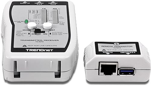 TRENDnet VDV and USB Cable Tester TC-NT3 Cable Tester VDV & USB