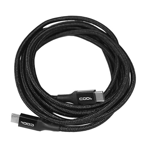 CODi 6' USB-C to USB-C Charge & Sync Cable (A01069) - Fast Charging, Made from Durable Nylon