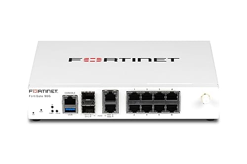 Fortinet FortiGate - 90G Next Generation Firewall (NGFW) | 8X GE RJ45, 2X 10GE RJ45/SFP+ Ports (Appliance Only, No Subscription) (FG-90G) Base HW Only