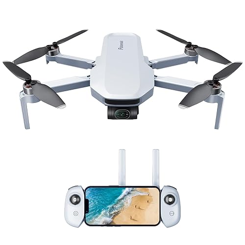 Potensic ATOM 3-Axis Gimbal 4K GPS Drone, Under 249g, 32 Mins Flight, 6KM Long Range Transmission, Visual Tracking, 4K/30FPS QuickShots, 12MP Photo, Lightweight and Foldable for Adults Beginners, Standard Kit