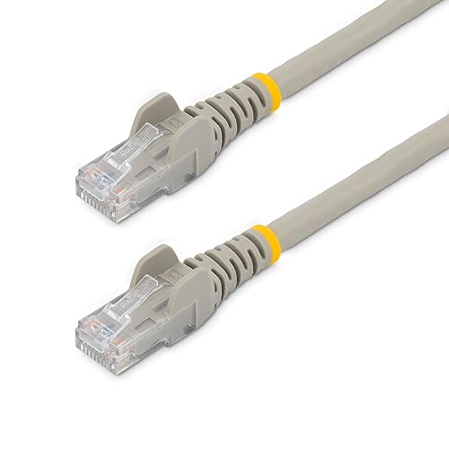 StarTech.com 3 ft. CAT6 Ethernet Cable - 10 Pack - ETL Verified - Gray CAT6 Patch Cord - Snagless RJ45 Connectors - 24 AWG Copper Wire - UTP Ethernet Cable (N6PATCH3GR10PK)