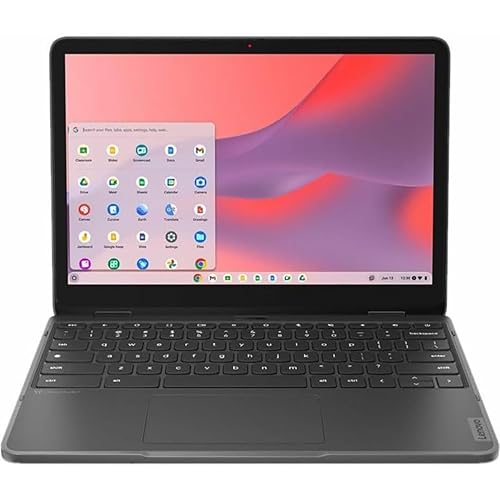 Lenovo 500e Yoga Chromebook Gen 4 82W40009US 12.2 Touchscreen Convertible 2 in 1 Chromebook - WUXGA - 1920 x 1200 - Intel N100 Quad-core (4 Core) - 4 GB Total RAM - 4 GB On-Board Memory - 32 GB