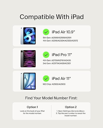 Belkin Pro Keyboard Case w/Magnetic Stand, Backlit Bluetooth Keyboard, Multi-Gesture Controls, Magnetic Apple Pencil Storage Compatibility, & Multimedia Keys for iPad Air 10.9 & iPad Pro 11 - Black