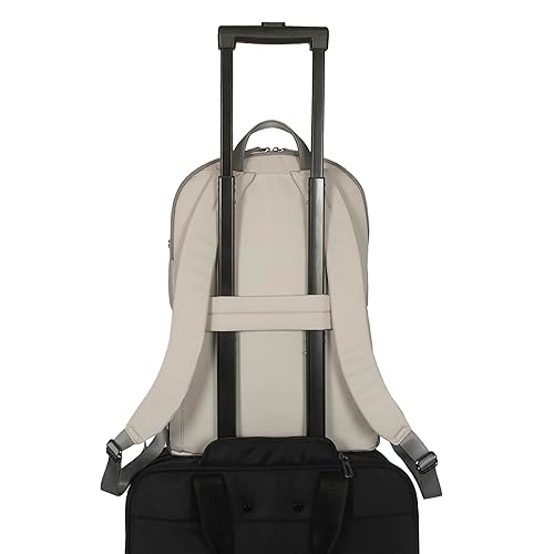 Targus 15-16 Inch Avila Backpack, Lightweight Work and Travel Laptop Backpack with Padded Laptop Compartment, Ergonomic Shoulder Straps, Water-Resistant Fabric, French Oak (TBB65013GL), French Oak,