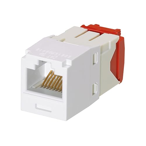 Panduit MINI-COM TX-5e - Modular insert - white - 1 port (pack of 24)