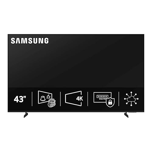 Samsung’s 43” 4K BEFX-H Business Pro TV, UHD Resolution, SmartThings Pro, High Dynamic Range, Sleek Design, Samsung VXT, LH43BEFHLGFXGO 43 inch