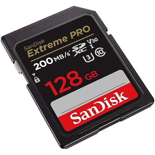 SanDisk 128GB Extreme PRO UHS-I SDXC Memory Card (200 MB/s)