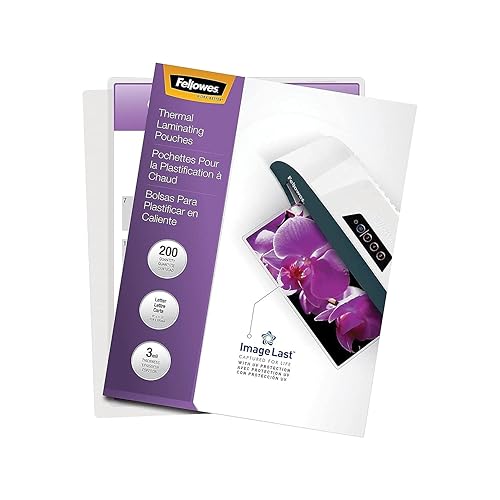 Fellowes 5244101 Laminating Pouches, Letter, 200pk (3Mil) 5244101 3 Mil