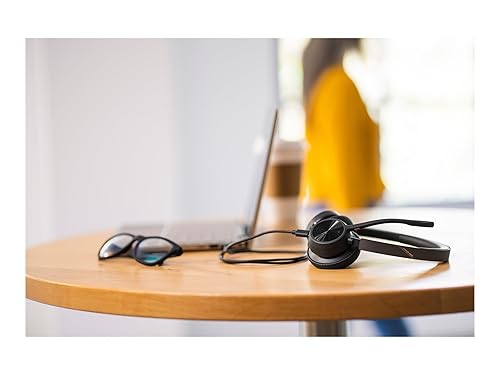 Poly - Voyager 4320 UC Wireless Headset + Charge Stand (Plantronics) - Headphones with Boom Mic - Connect to PC/Mac via USB-A Bluetooth Adapter, Cell Phone via Bluetooth - Works with Teams, Zoom &More