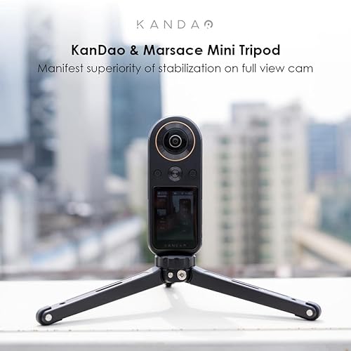Kandao x Marsace Co-Branded MIni Aluminum Tripod for QooCam 8K Selfie Stick
