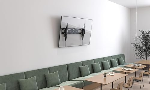 MANHATTAN Lockable Anti Theft Tilt TV Wall Mount, Locking Bar Security Wall Mount with Extension, fits 43 to 90 Flat Screen LCD LED Plasma TVs, up to 165 lbs - 461863