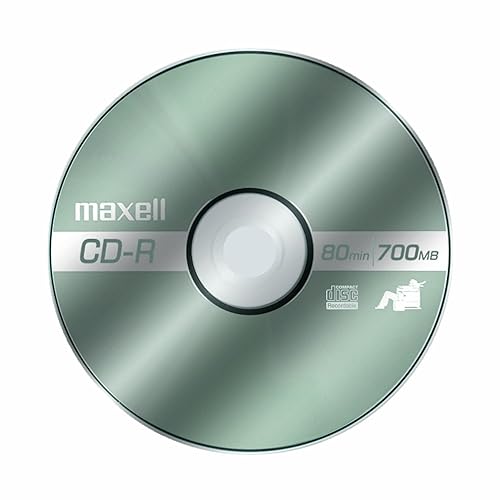 Maxell 648445 Branded Surface CD-R Discs Spindle