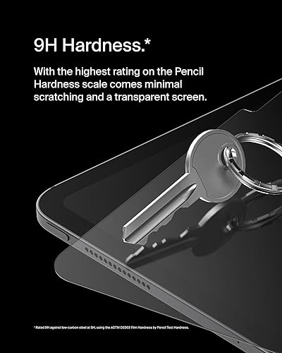 Belkin ScreenForce TemperedGlass Screen Protector for Apple iPad Pro 13 7th Generation, Thin, Extra Durable, Scratch-Resistant w/Easy Installation, Compatible w/Case & Apple Pencil