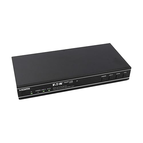 Tripp Lite 4K HDMI Video Wall Controller, TV Wall Display Processor, 1 HDMI or USB-C Input, 4 HDMI Outputs, 1x2, 1x3, 1x4, 2x2 and More, 4K@60Hz, No Software Needed, 3-Year Warranty (B119-1X4-4K6-VW)