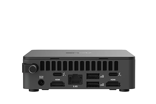 ASUS NUC 13 Pro Slim Full System Mini PC with Intel 13th Gen Core i5-13420H, 8GB DDR4 RAM, 512GB PCIe G4x4 NVMe SSD, Thunderbolt™ 4, Wi-Fi 6E & Bluetooth 5.3, Win 11 Pro, VESA Mount Included NUC 13 Pro|Core i5-13420H 8GB RAM|512GB SSD