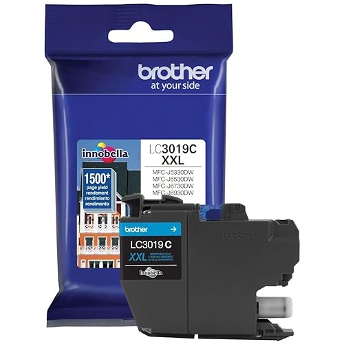 Brother LC3019CS Innobella Cyan Ink Cartridge, Super High Yield
