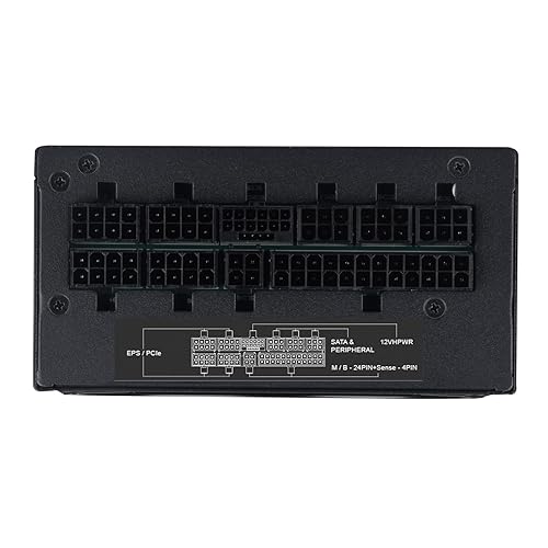 SilverStone Technology SX1000R Platinum Cybenetics Platinum 1000W SFX12V 4.0 & PCIe 5.0 Fully Modular SFX-L Power Supply, SST-SX1000R-PL