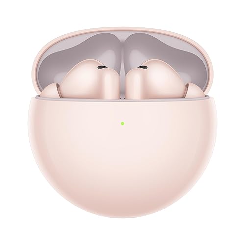 HUAWEI FreeBuds 7i Wireless Earbuds, Intelligent Active Noise Cancellation 4.0, Unlimited Spatial Audio, iOS and Android, Stable Clear Calls, 4 Ear Tips for Comfitable fit, Fast Charging, Pink Pink FreeBuds 7i