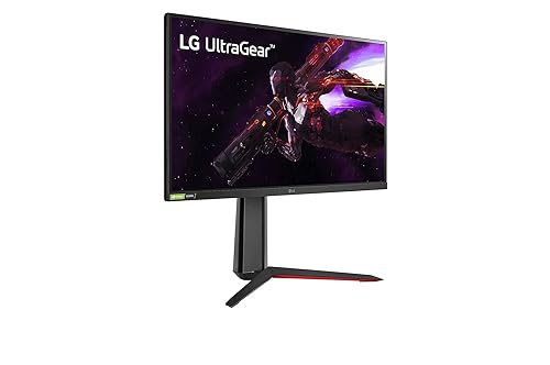 LG 27GP850-B Ultragear Gaming Monitor 27” QHD (2560 x 1440) Nano IPS Display, 1ms Response Tim, 165Hz Refresh Rate, NVIDIA G-SYNC Compatible, AMD FreeSync Premium, Tilt/Height/Pivot Adjustable Stand