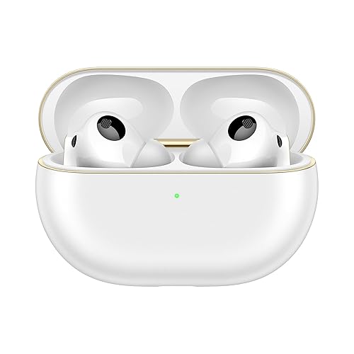 HUAWEI FreeBuds Pro 4, Dual-Driver True Sound, Intelligent Dynamic ANC, Head Motion Controls, Compatible with iOS&Android, White. Buy one and get a Free Huawei AX2 Router, While Supplies Last. FreeBuds Pro 4 White