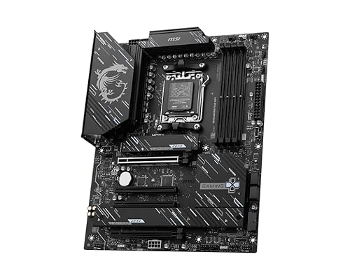 MSI X870 Gaming Plus WiFi Gaming Motherboard (Supports AMD Ryzen 9000/8000/7000 Series Processors, AM5, DDR5, PCIe 5.0, M.2, SATA, 5Gbps LAN, USB-C, Wi-Fi 7, Bluetooth 5.4, Thunderbolt 4, ATX)