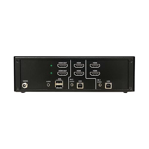 Tripp Lite Secure KVM Switch, 2-Port HDMI, United States Government NIAP-Certified PP4.0 Security, 4K @ 60Hz Quality, TAA Compliant, 3-Year Warranty (B002-H2A2-N4)