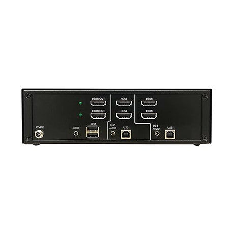 Tripp Lite Secure KVM Switch, 2-Port HDMI, United States Government NIAP-Certified PP4.0 Security, 4K @ 60Hz Quality, TAA Compliant, 3-Year Warranty (B002-H2A2-N4)