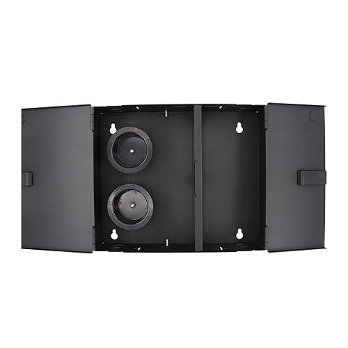 Panduit FWME2 2-Door 2-Adapter Panel Wall-Mount Enclosure, Black
