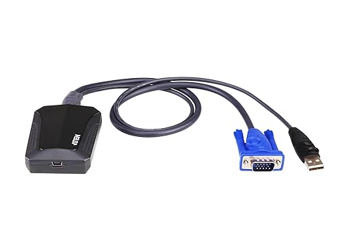 ATEN CV211 Laptop USB KVM Console Crash Cart Adapter